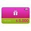 GIFTCARD $5.000